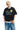 Dangerouspeople DSP Butterfly Paper‑Bag Man Print Cotton Drop‑Shoulder Tee