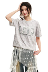MEDM Camo Leopard Star Patch Logo Tee