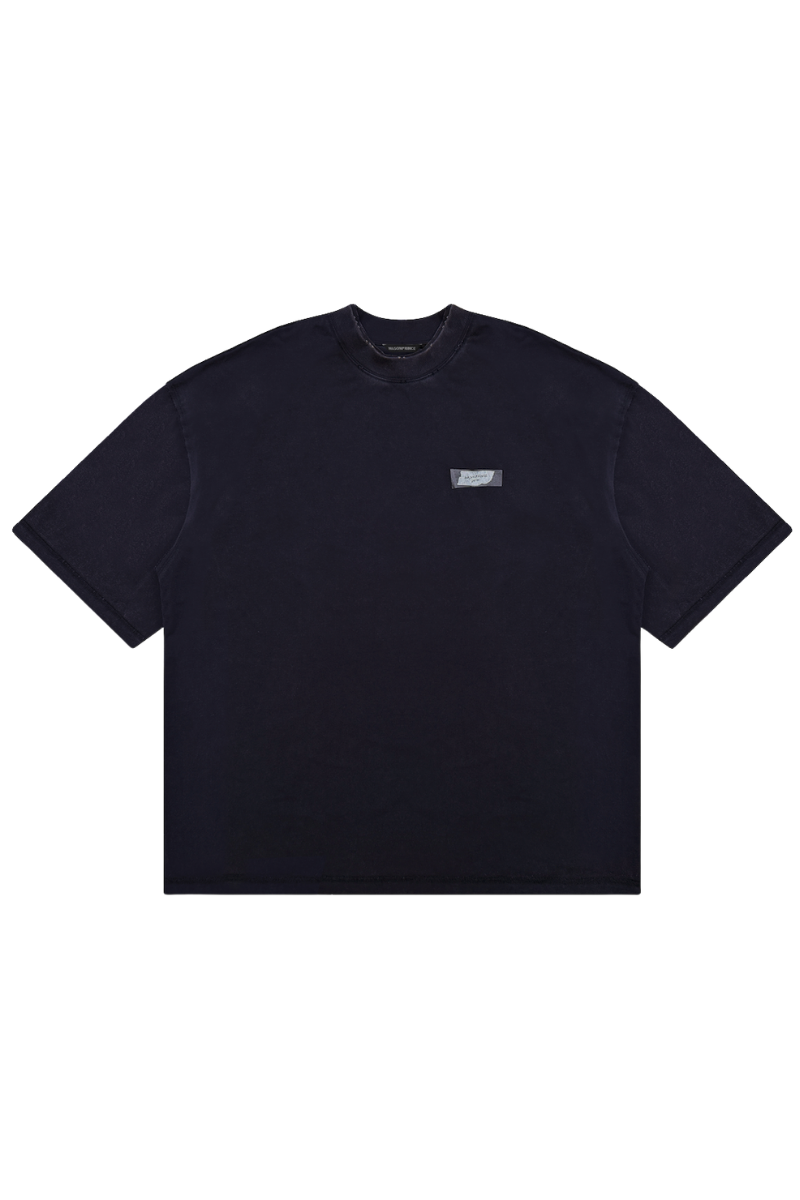 Masonprince 26 Early Spring Layered Crew Neck Knit Short-Sleeve T-Shirt