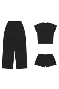 MASONPRINCE Dopamine Summer Brushed Embroidered Tees & Pants