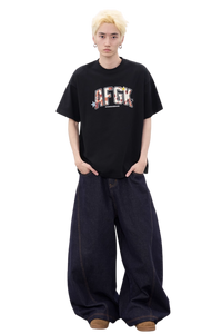 AFGK Cow Texture Patch Tee