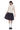 MEDM Detachable Lace Collar Knit Polo Women Summer Tee