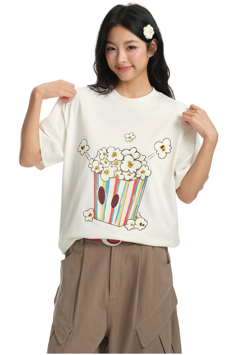 Dangerouspeople DSP Popcorn Graffiti Print Sorona Cool‑Touch T