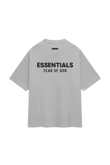 SS25 FOG Essentials Jersey Crewneck Tee LIGHT HEATHER GREY