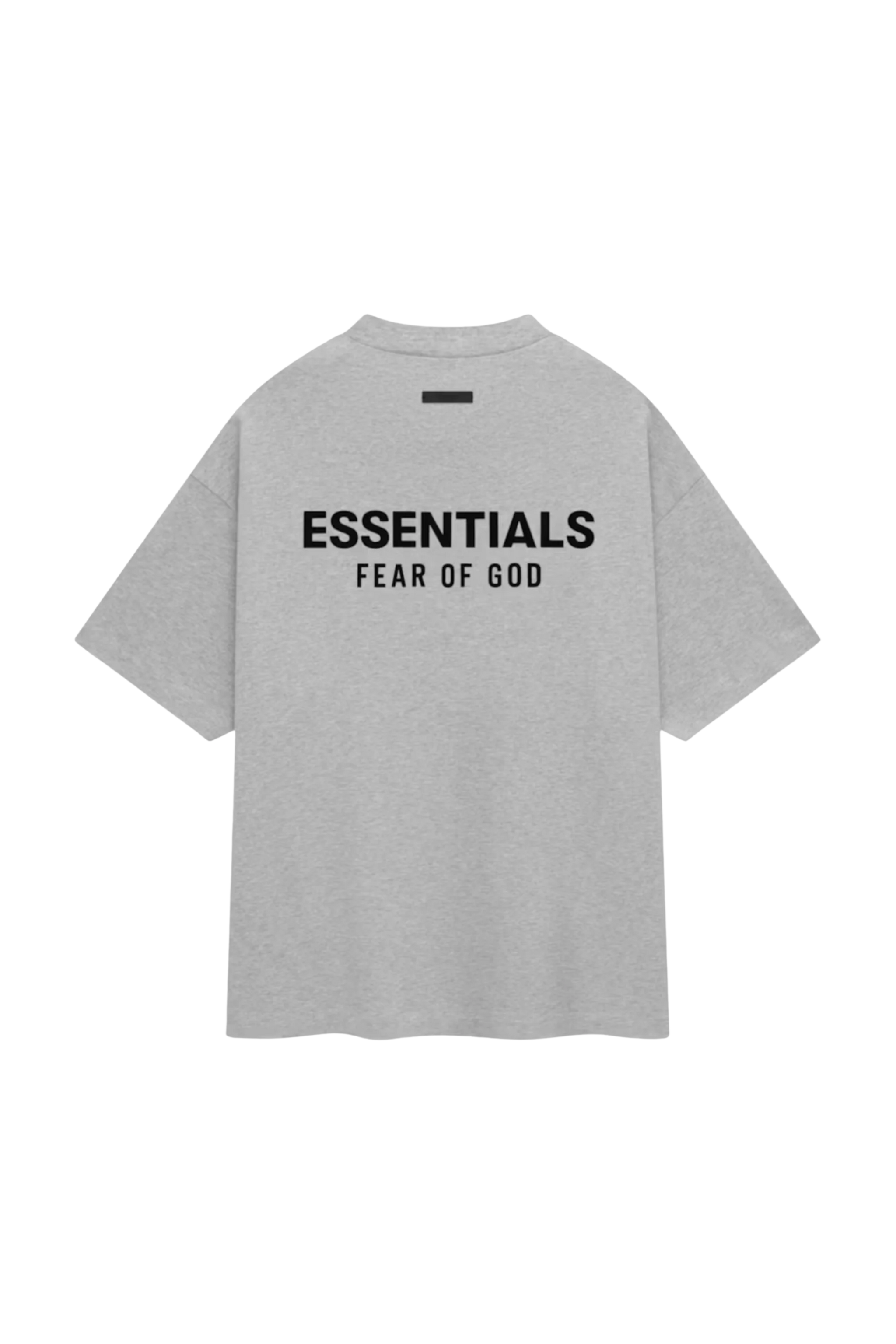 SS25 FOG Essentials Jersey Crewneck Tee LIGHT HEATHER GREY