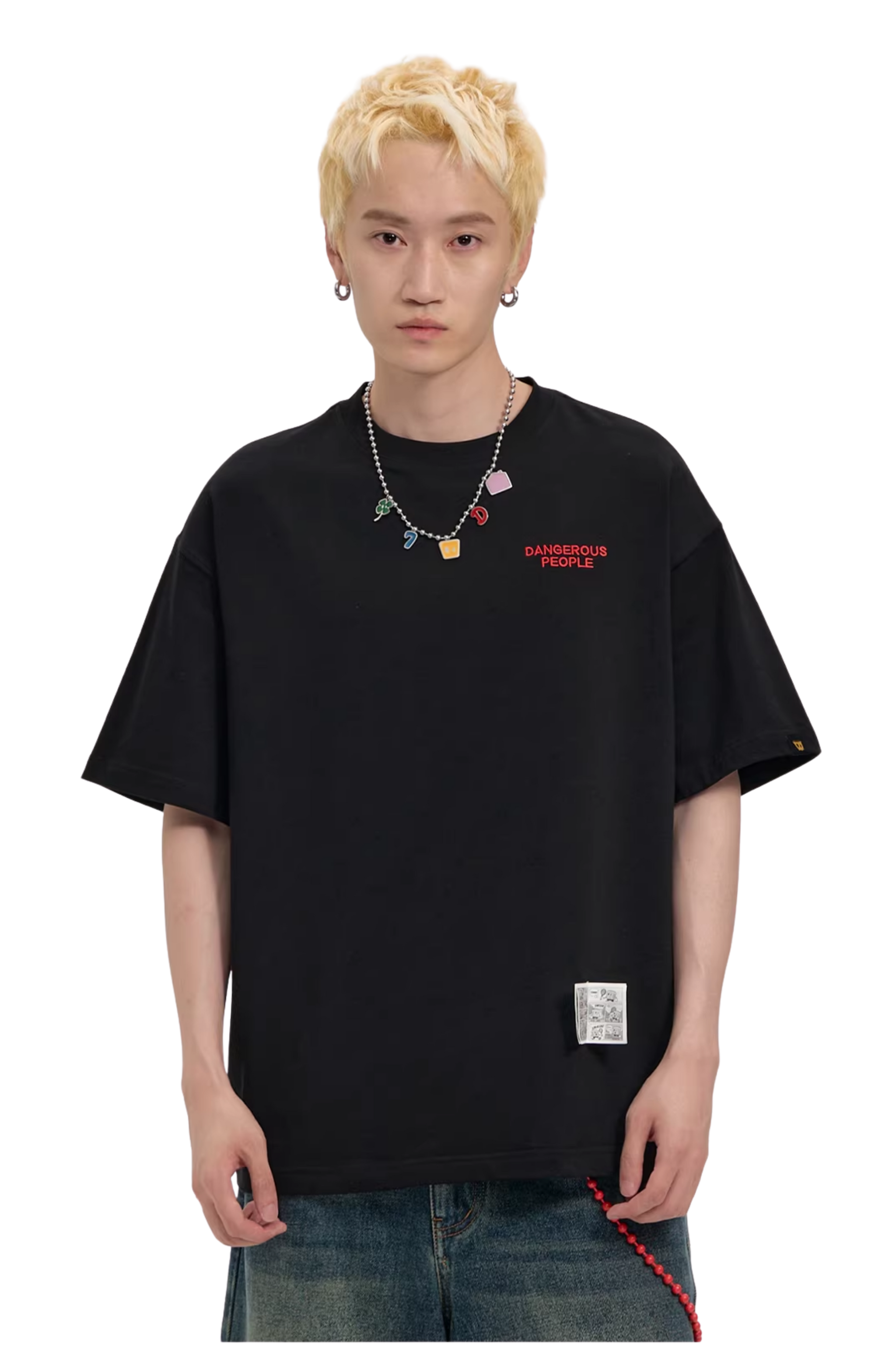 Dangerous People Fun Cartoon Tag Tee - Clothing | ShaLaoBan