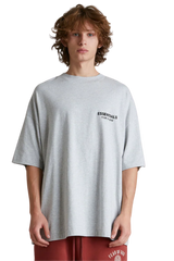 SS25 FOG Essentials Jersey Crewneck Tee LIGHT HEATHER GREY