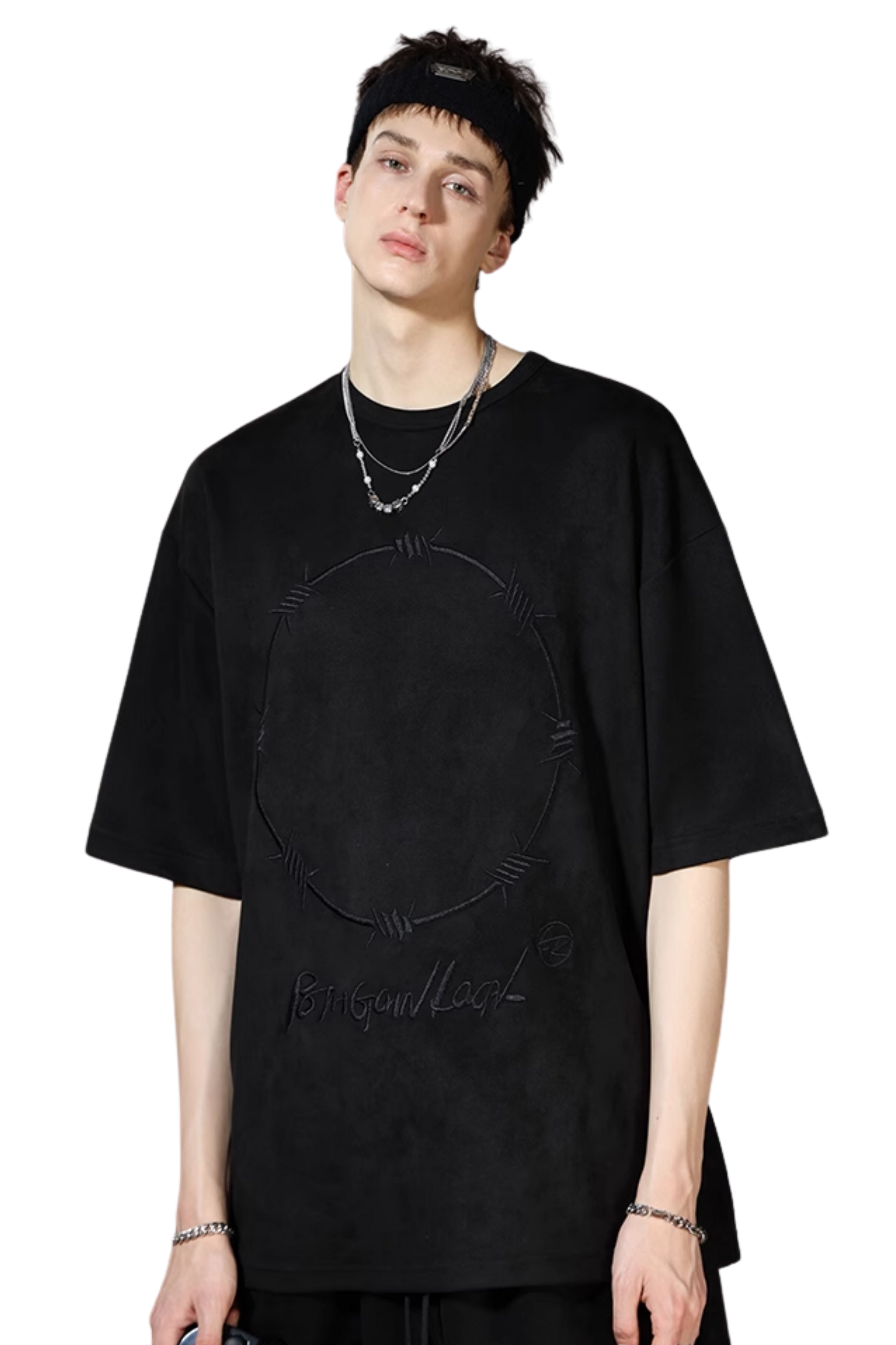 BJHG Ring Rope Embroidery Tee