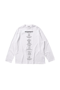Masonprince Script  Long Sleeve Tee