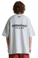 SS25 FOG Essentials Jersey Crewneck Tee LIGHT HEATHER GREY