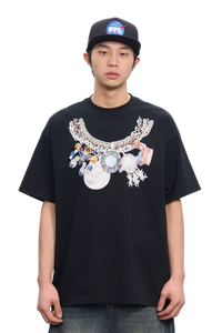 AFGK Necklace Print Tee