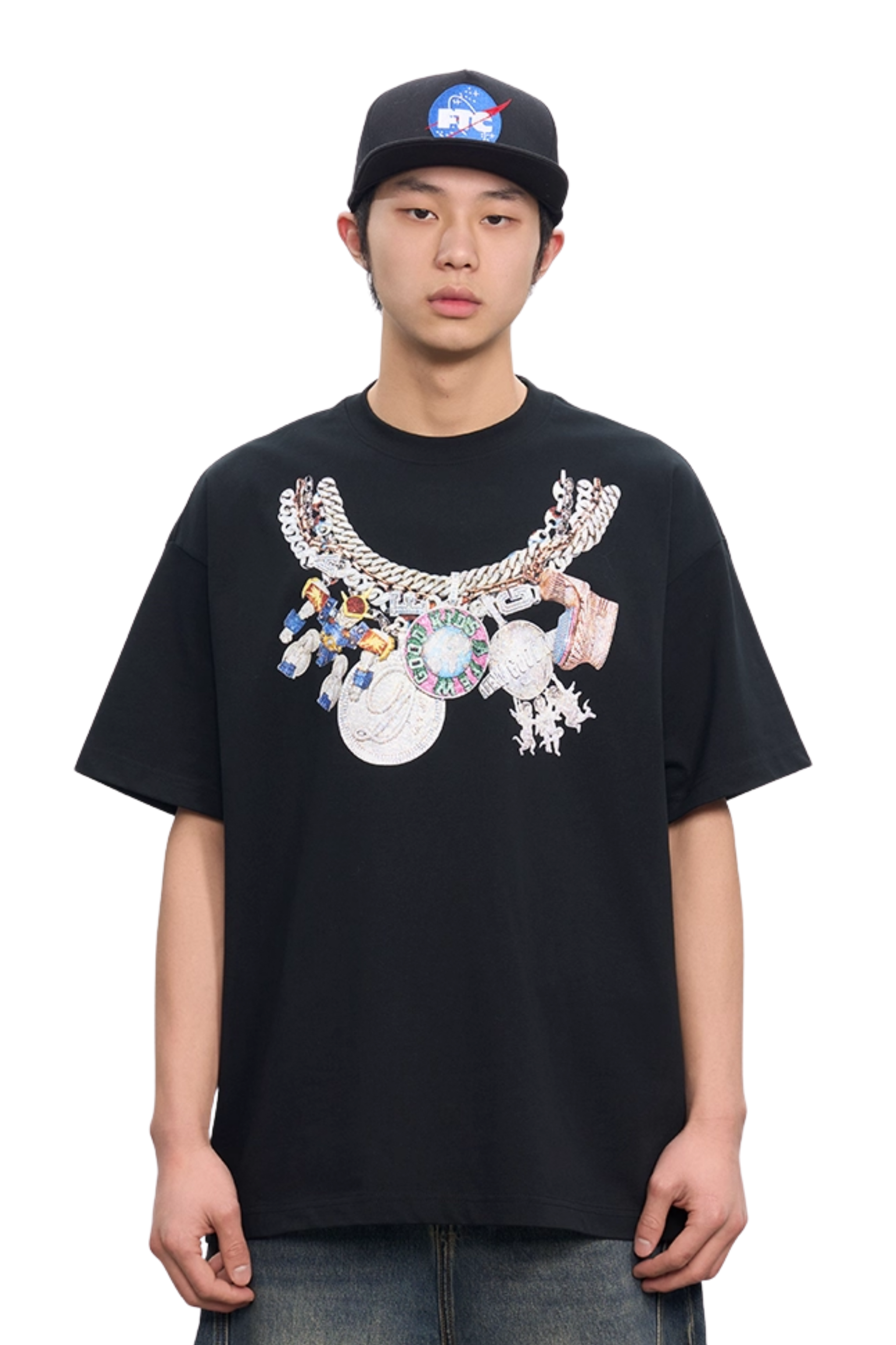 AFGK Necklace Print Tee