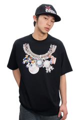 AFGK Necklace Print Tee