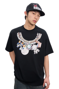 AFGK Necklace Print Tee