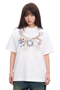AFGK Necklace Print Tee