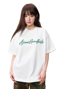 AFGK Cursive Embroidery Logo Tee