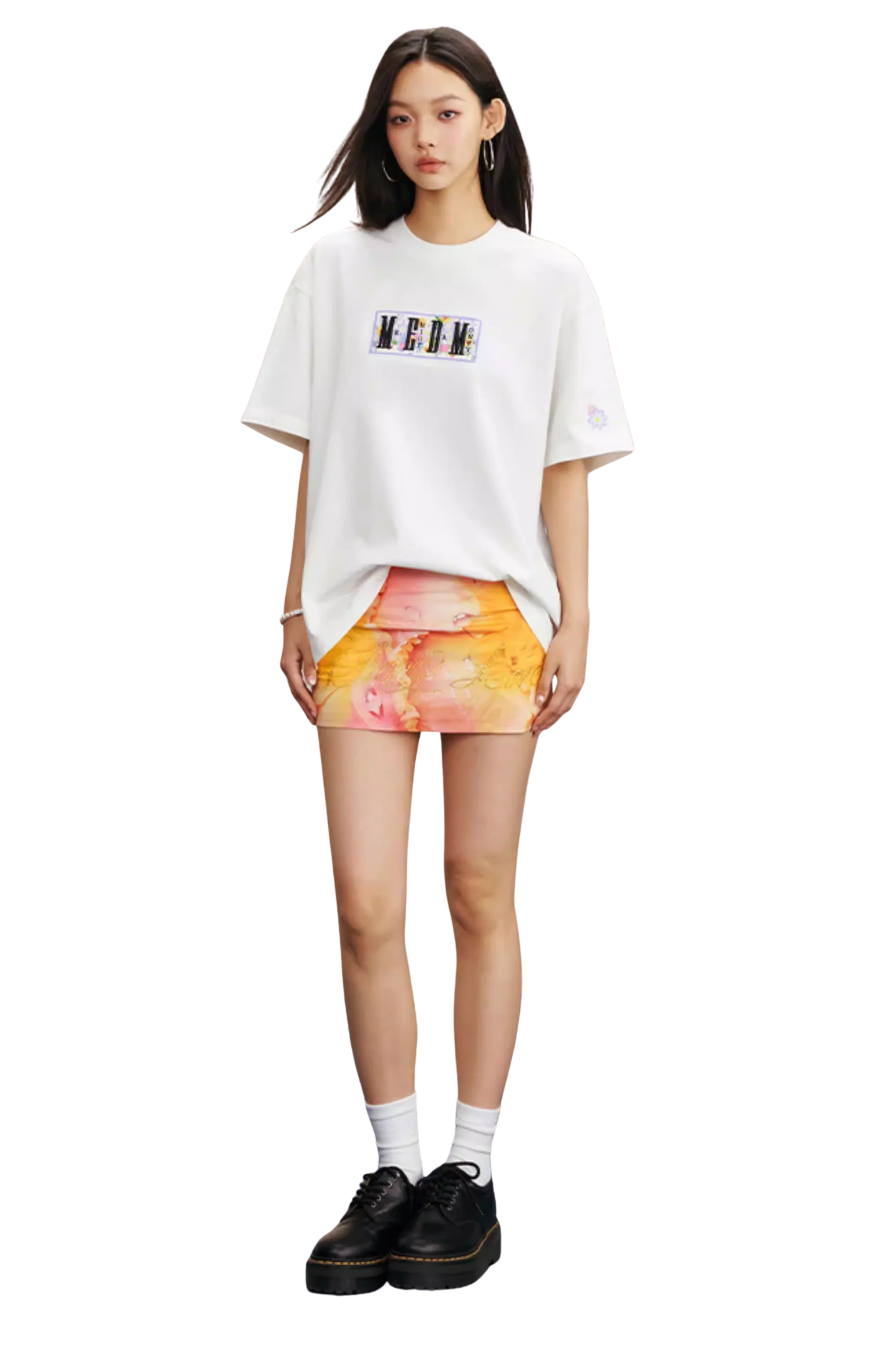 MEDM SS25 Box Floral Logo 2.0 Tee