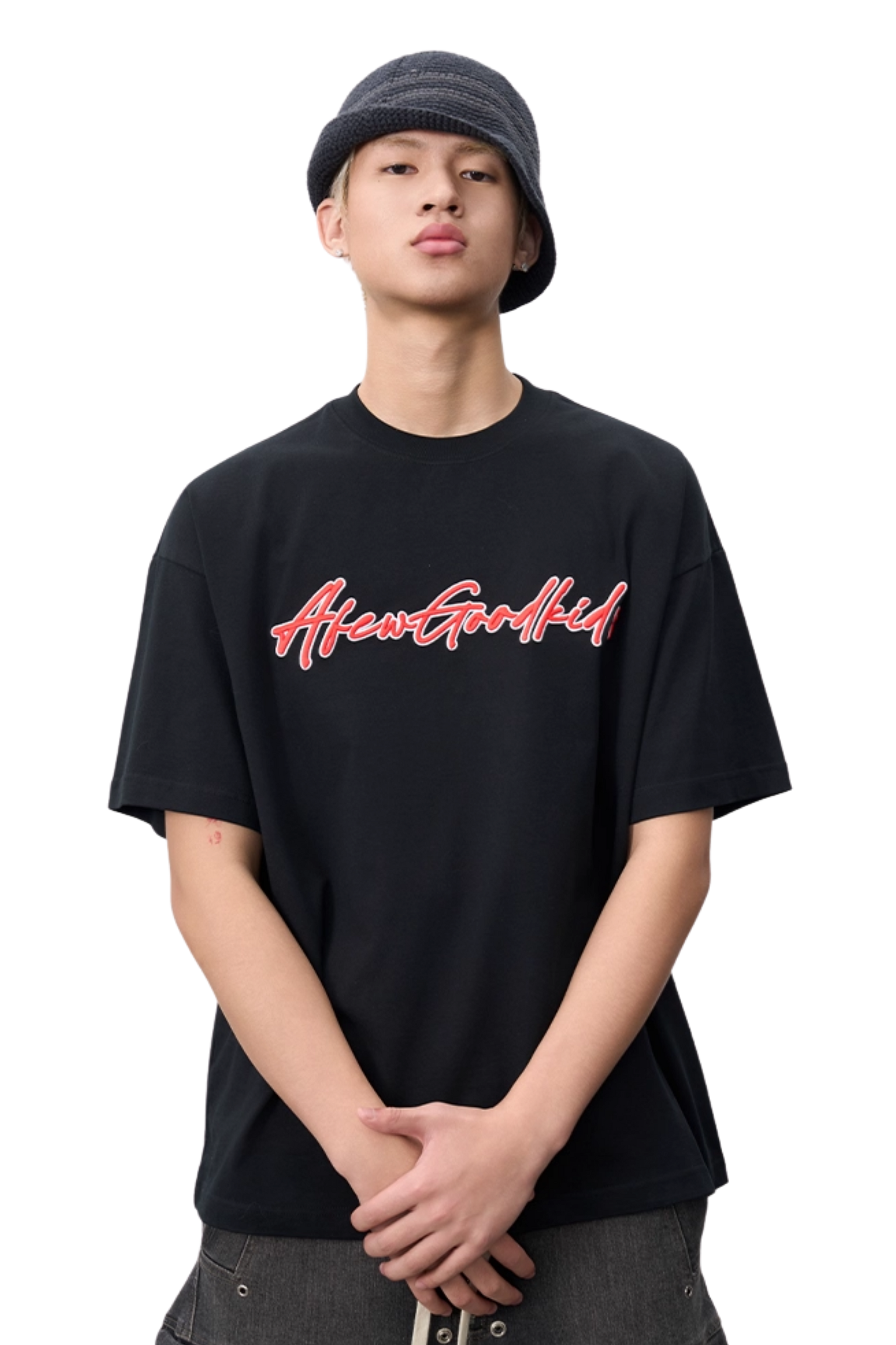 AFGK Cursive Embroidery Logo Tee