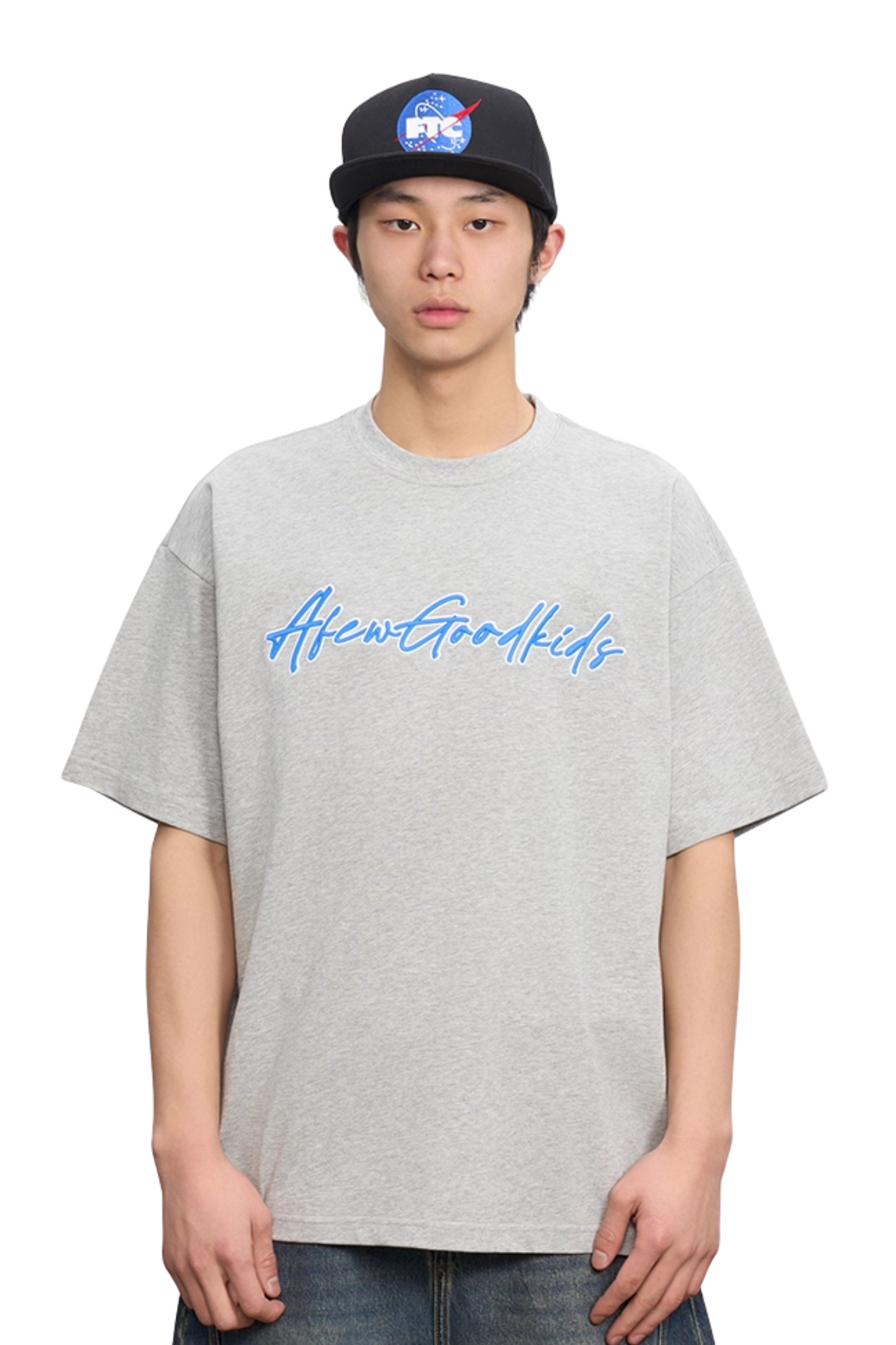 AFGK Cursive Embroidery Logo Tee