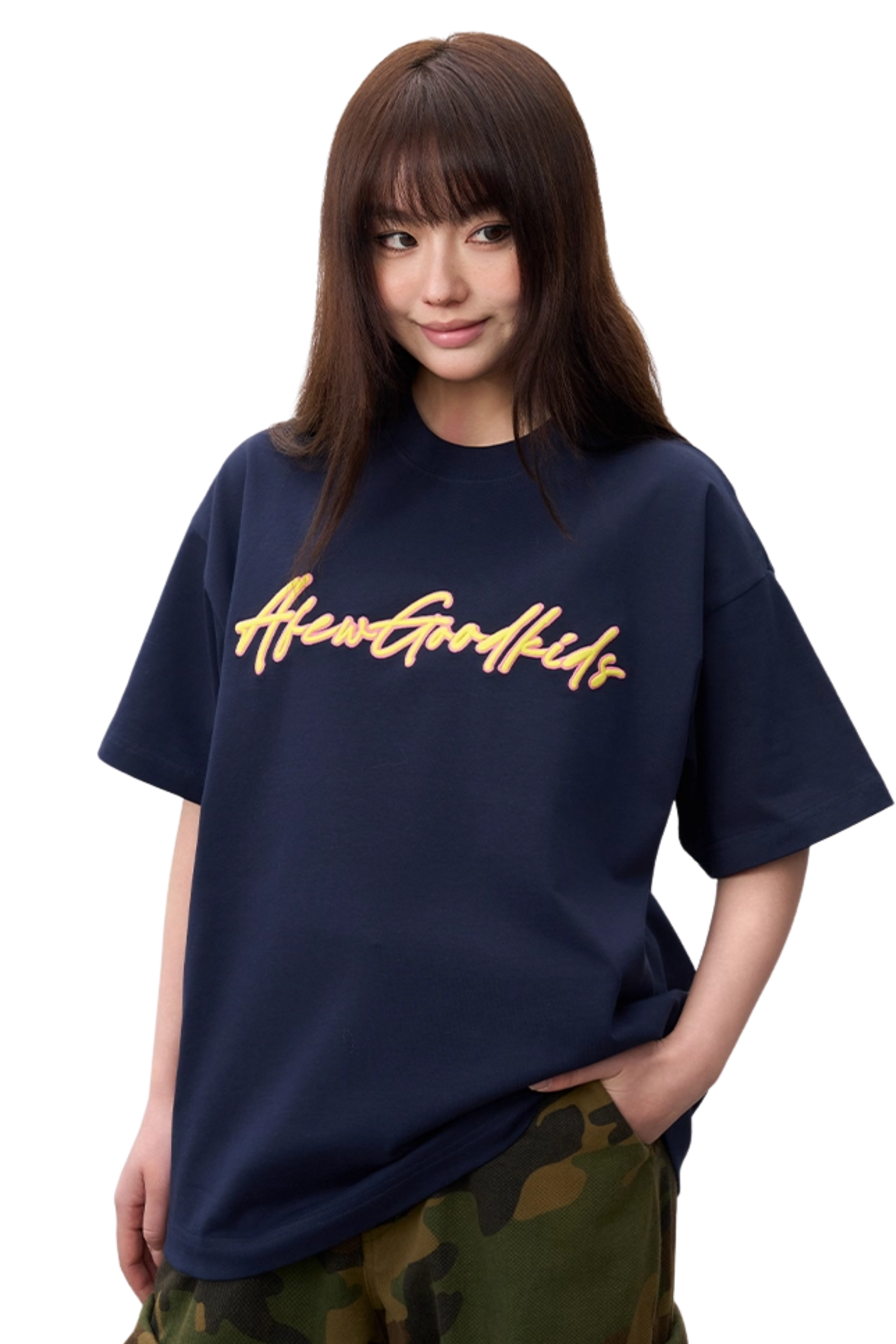 AFGK Cursive Embroidery Logo Tee