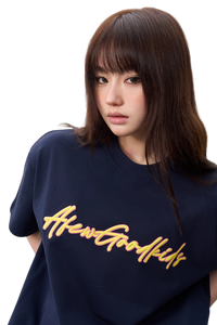 AFGK Cursive Embroidery Logo Tee
