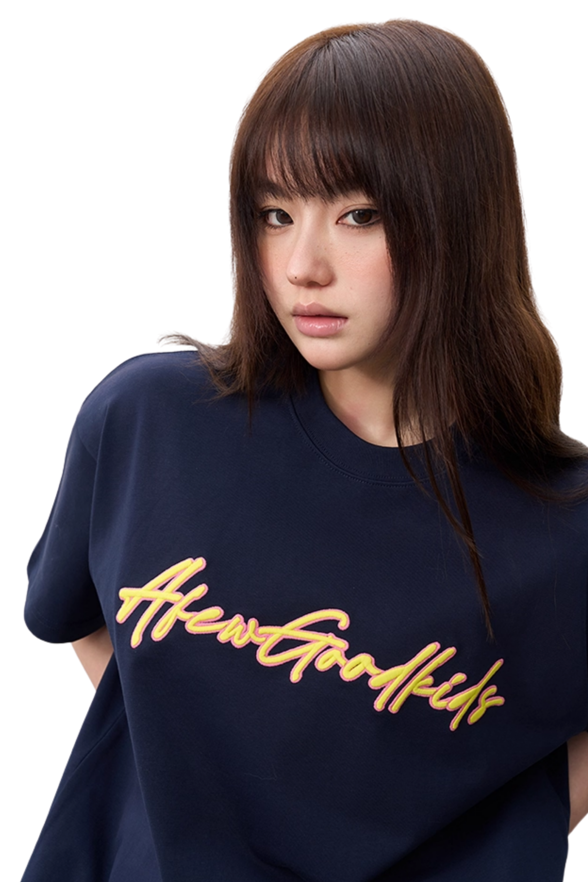 AFGK Cursive Embroidery Logo Tee