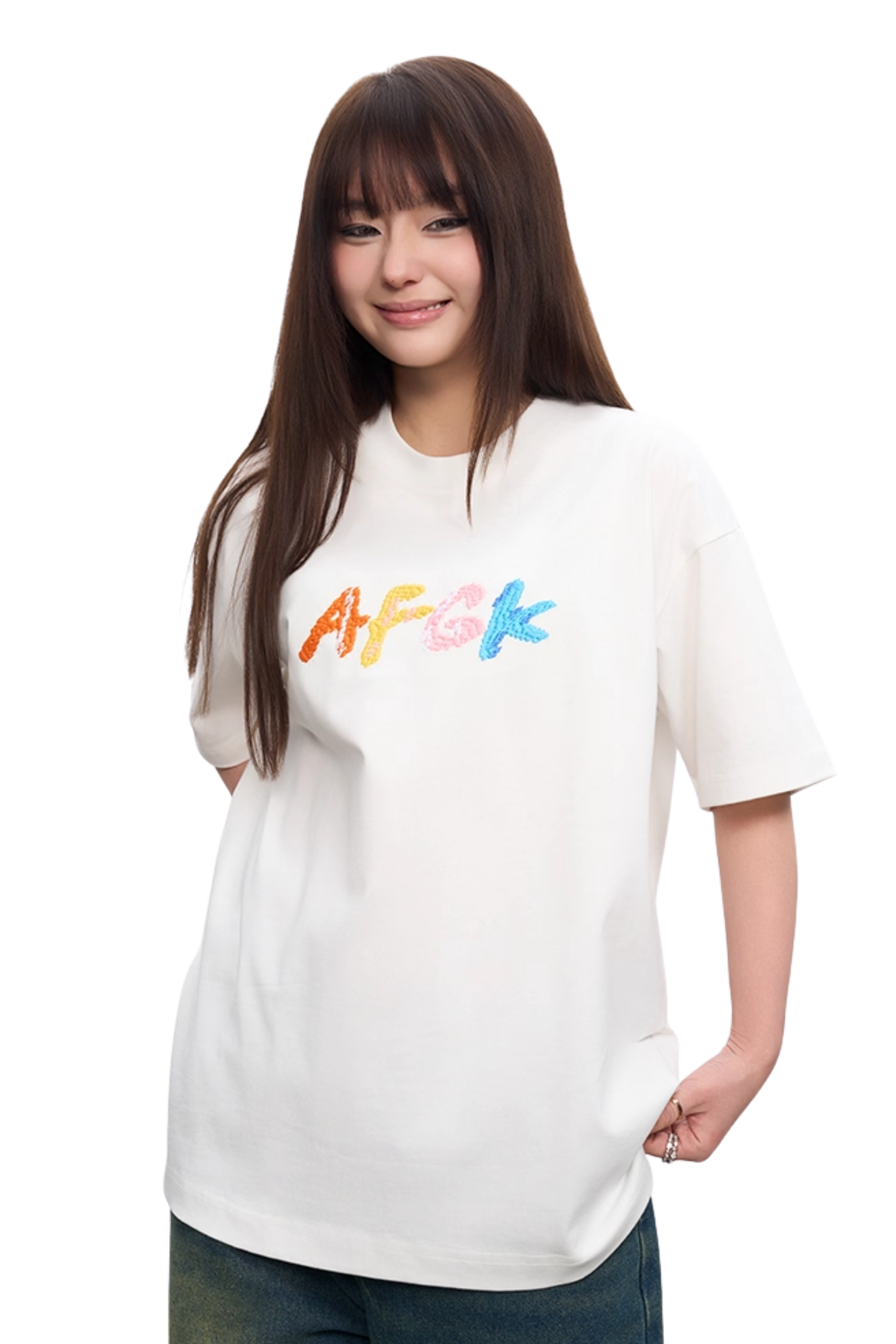 AFGK Graffiti Basic Embroidery Tee