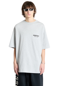 SS25 FOG Essentials Jersey Crewneck Tee LIGHT HEATHER GREY