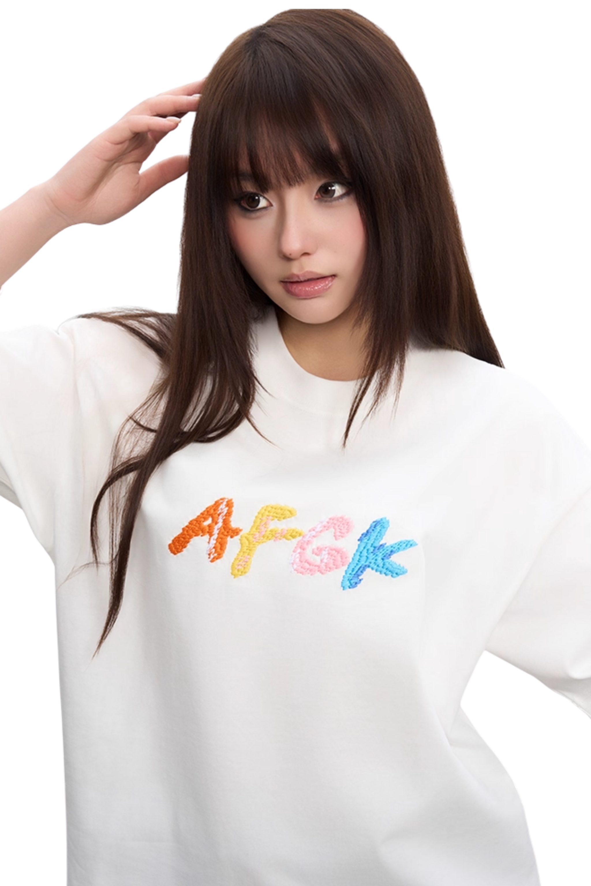 AFGK Graffiti Basic Embroidery Tee