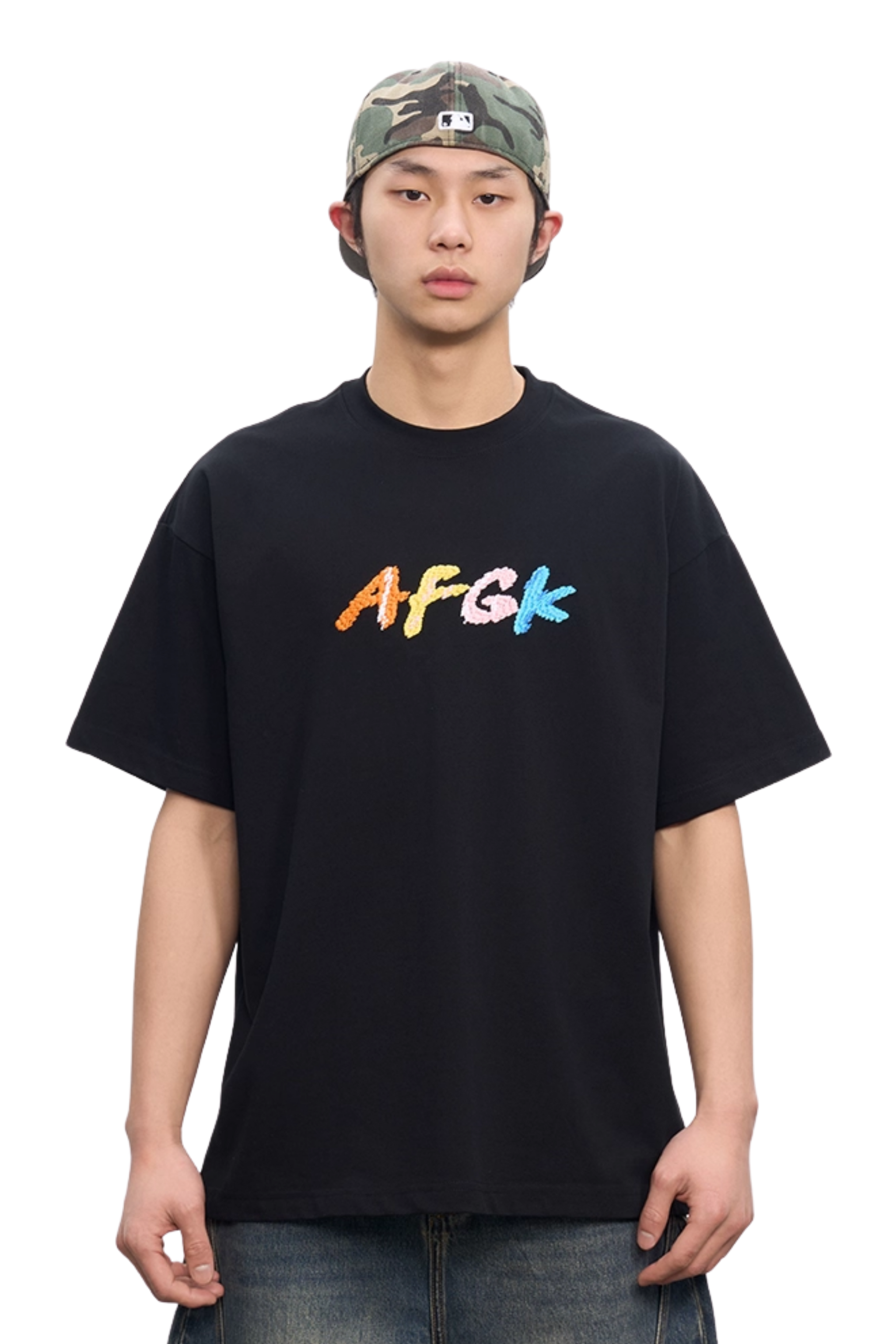 AFGK Graffiti Basic Embroidery Tee