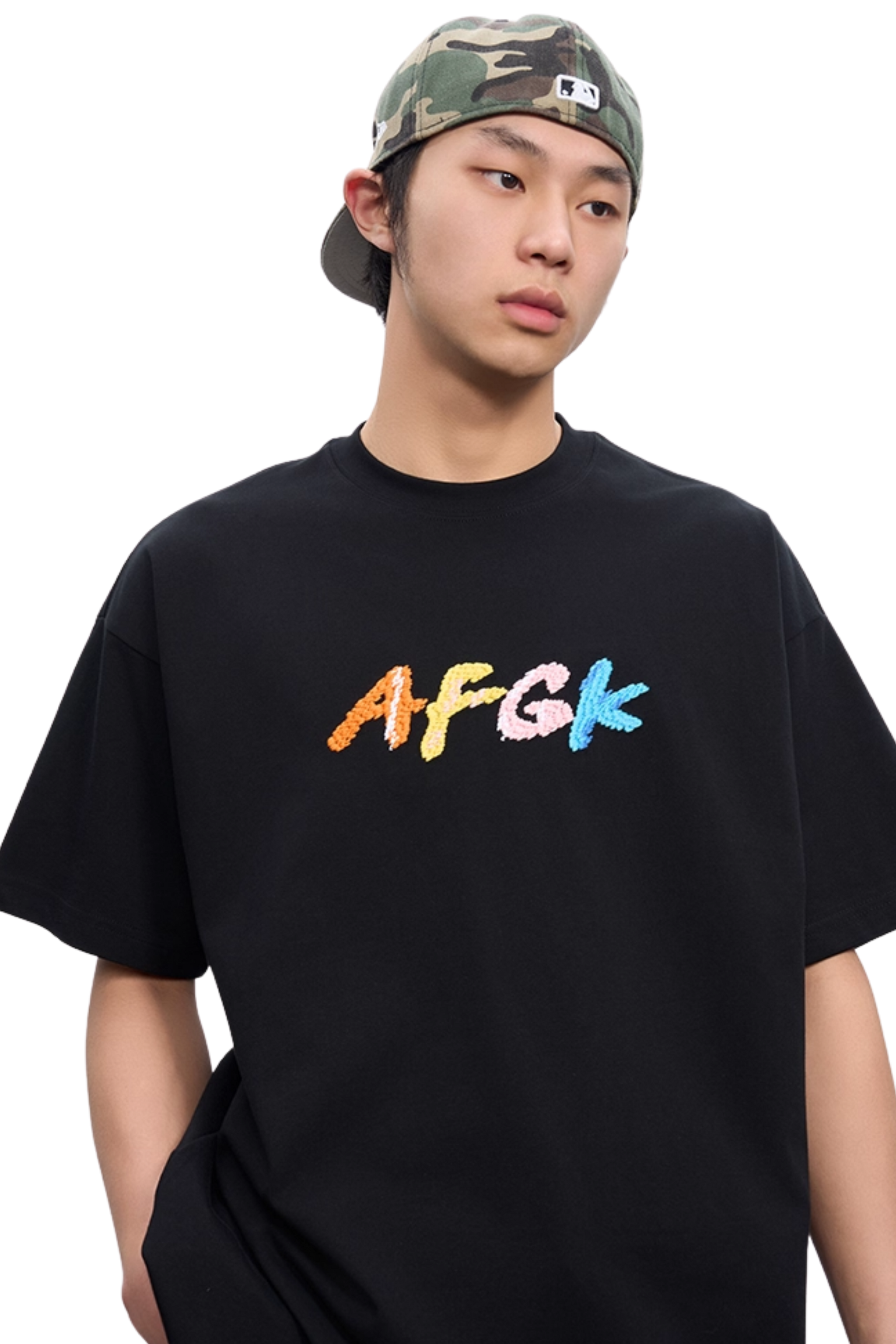 AFGK Graffiti Basic Embroidery Tee