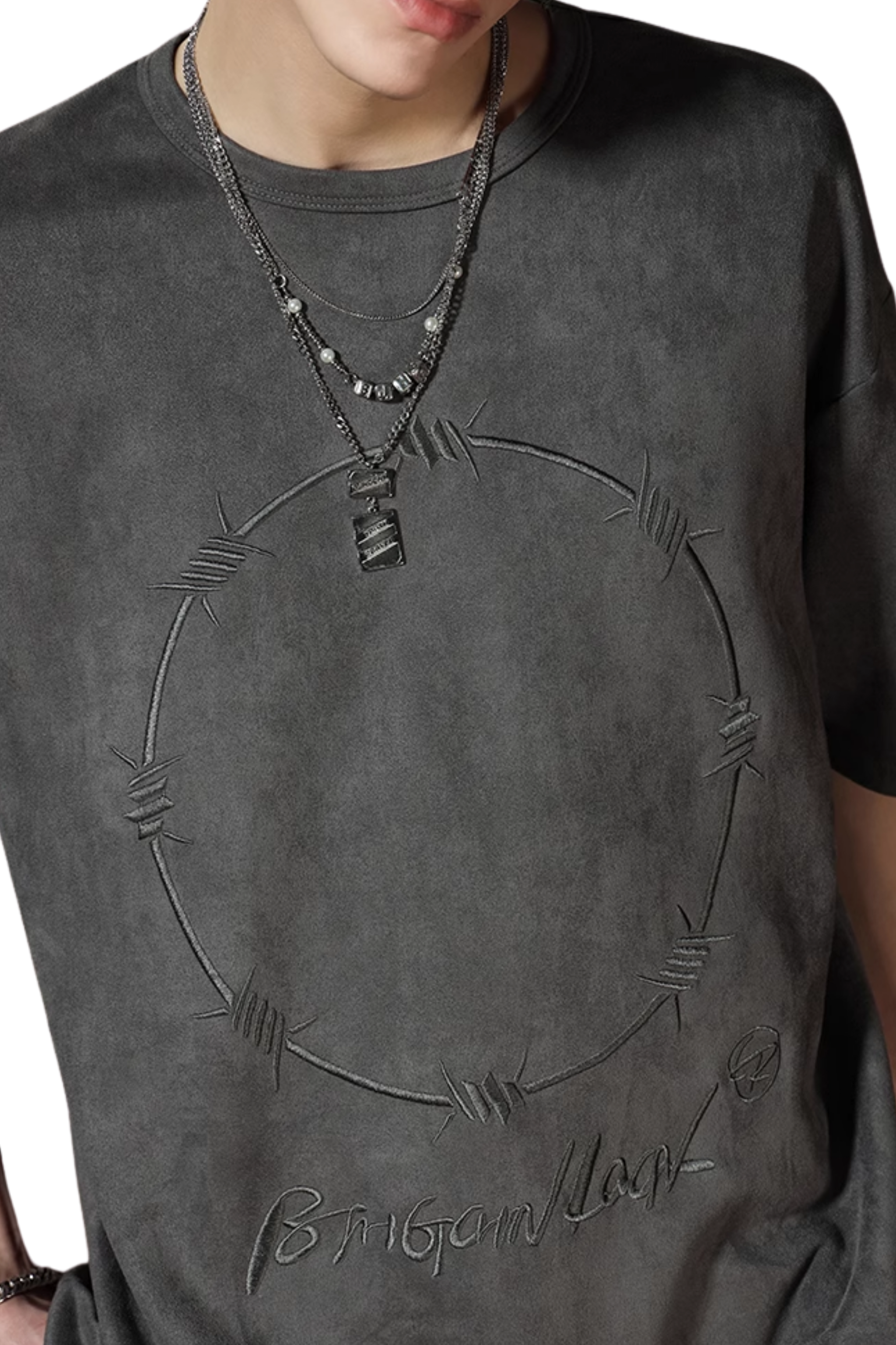 BJHG Ring Rope Embroidery Tee