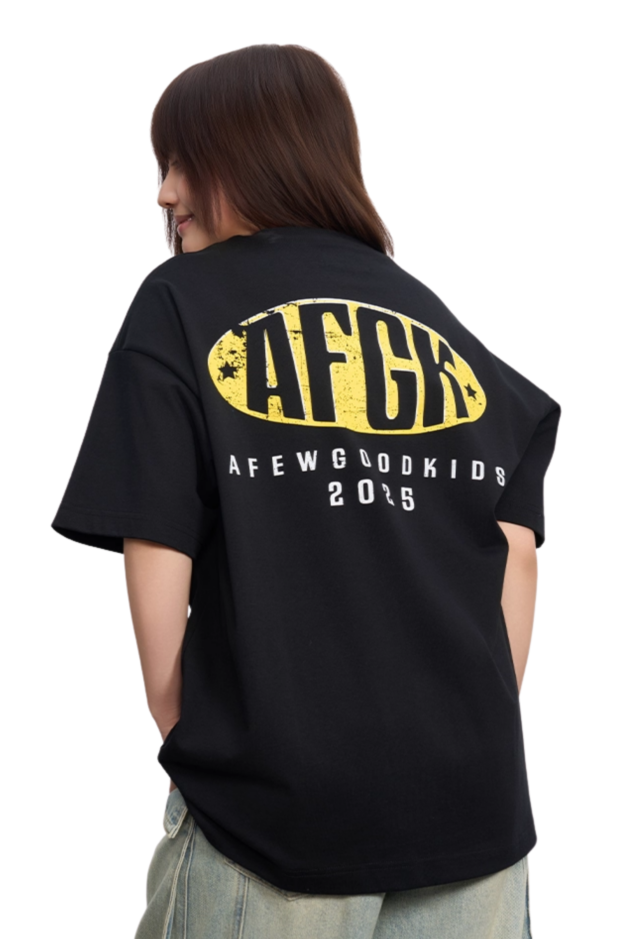 AFGK Retro Number Jersey Look Tee