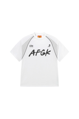 AFGK Mesh Shoulder Strip Tee