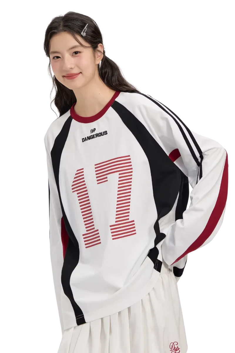Dangerous People Sporty Long Sleeve Tee