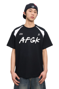 AFGK Mesh Shoulder Strip Tee