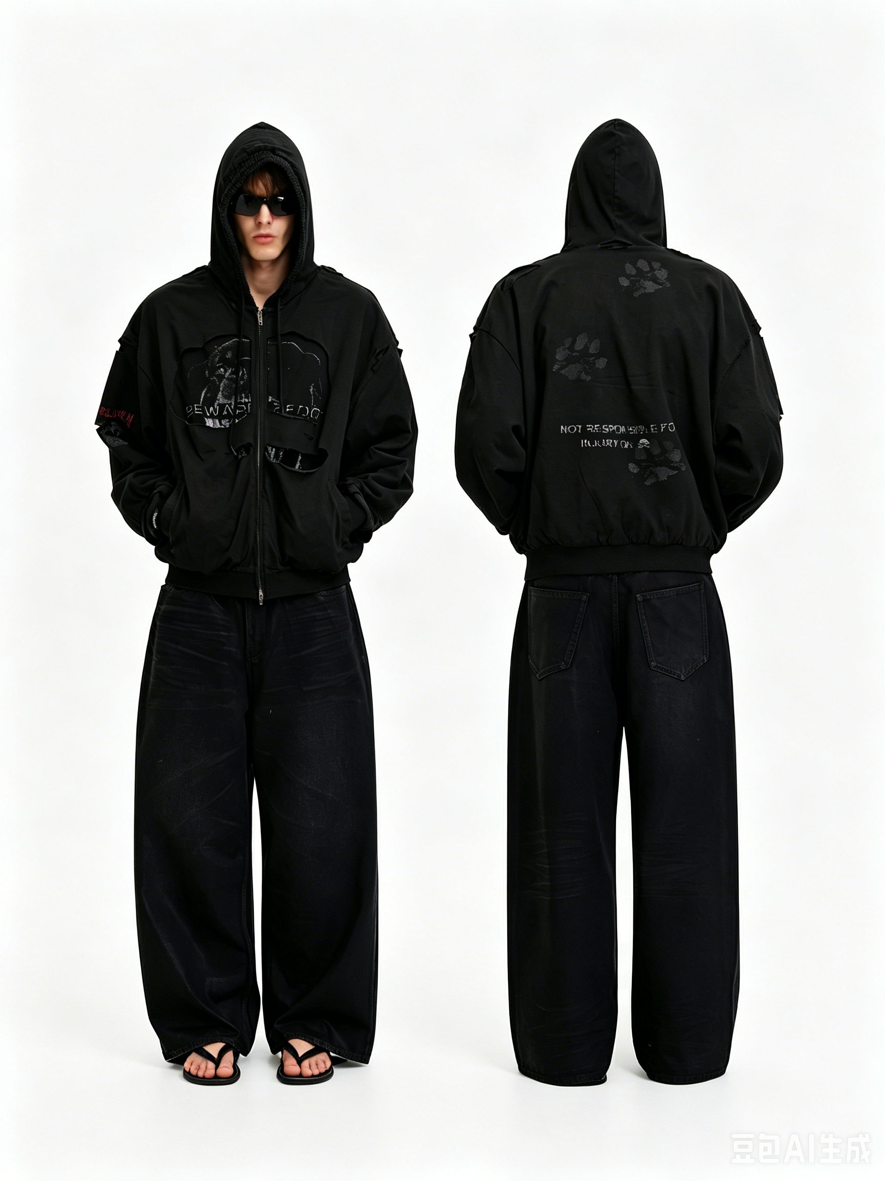 Masonprince  Limited Evil Dog Micro-Coated Concept Footprint Multi-Version Top