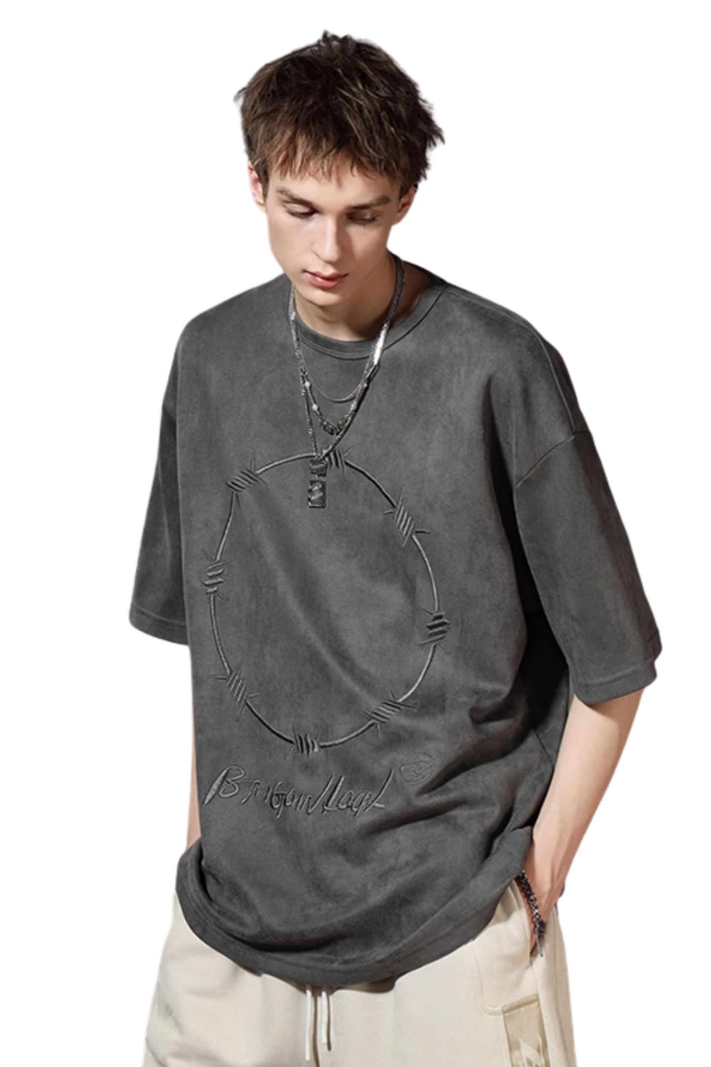 BJHG Ring Rope Embroidery Tee