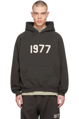 Fear Of God Essentials SS22 1977 Flocked Logo Hoodie [192BT212050F]