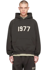 Fear Of God Essentials SS22 1977 Flocked Logo Hoodie [192BT212050F]