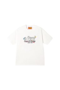 AFGK Hand Paint Floral Embroidery Tee