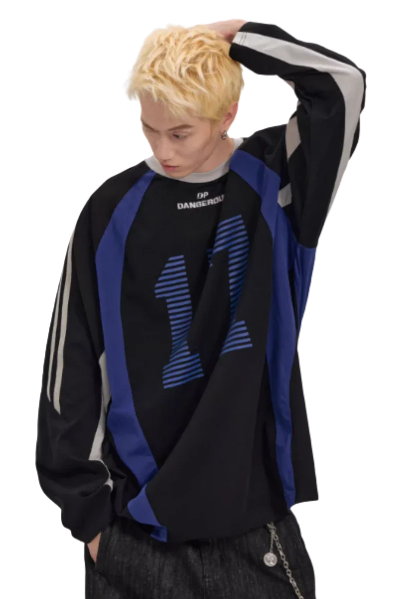 Dangerous People Sporty Long Sleeve Tee