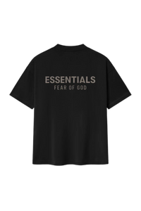 [Smaller Cutting] SS25 Essentials Fear Of God Classic Fit Tee JET BLACK