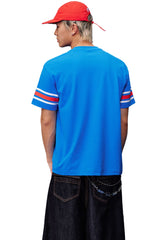 MEDM Star Beaded Stripe Quick Dry Unisex Vintage Jersey Tee