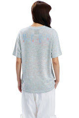 MEDM Dream Bubble Manga Flower All Over Print Heather Tee