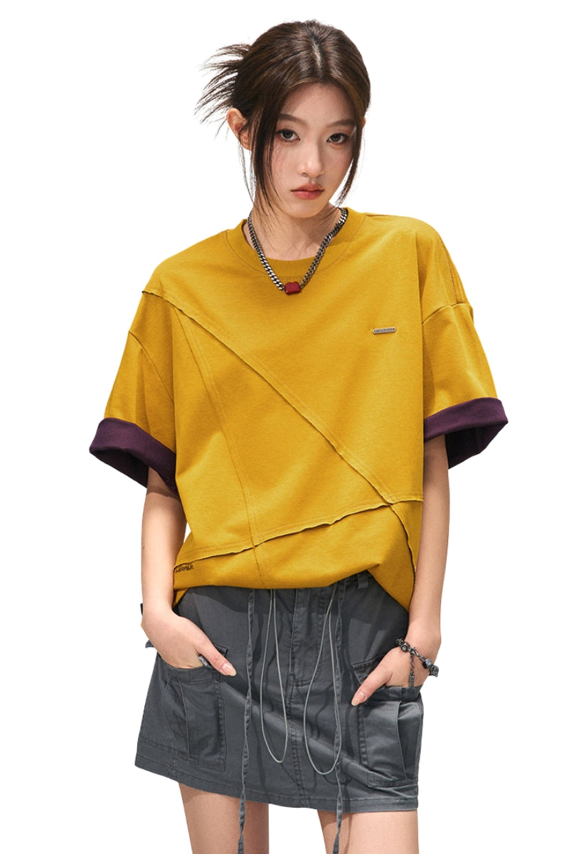BJHG Men's Yellow Quick Dry Tee