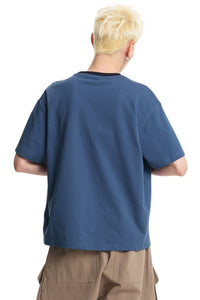 DangerousPeople DSP Pony Series Knot Flocked Letter Tee