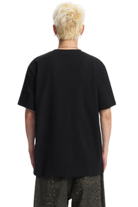 Dangerouspeople｜Fun Small‑D Camera Print Drop‑Shoulder Couple T‑Shirt