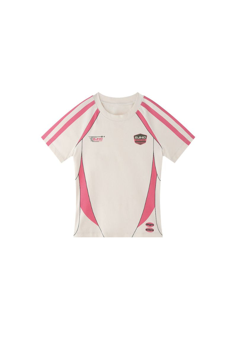BJHG｜American Sports Raglan Short Sleeve T‑Shirt, Women's