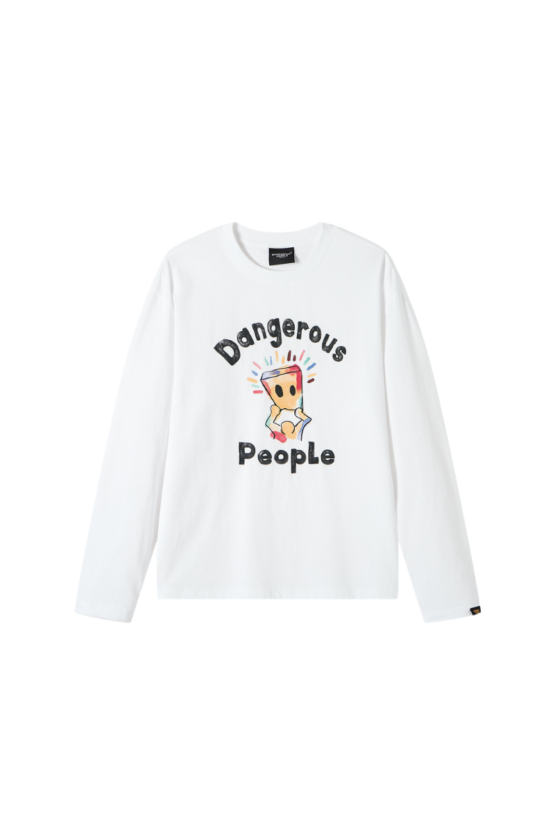 Dangerouspeople | Watercolor Paper Figure Drop Shoulder Tee